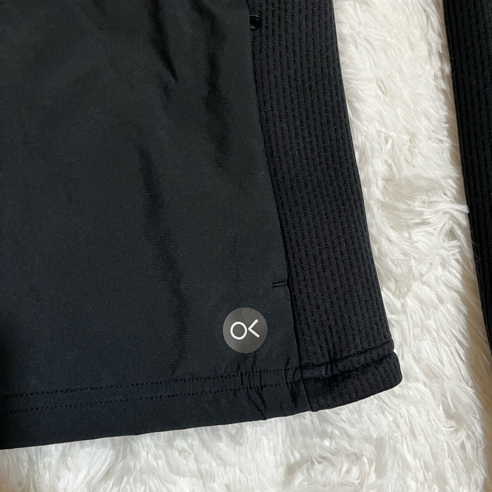 Womens Outerknown Active Half Zip Jacket Black Si… - image 4